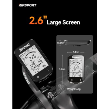 iGPSPORT BSC100S GPS Bike Computer Wireless with 40H Battery