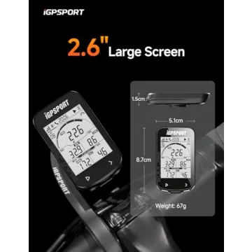 iGPSPORT BSC100S GPS Bike Computer Wireless with 40H Battery