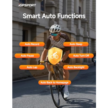 iGPSPORT BSC100S GPS Bike Computer Wireless with 40H Battery