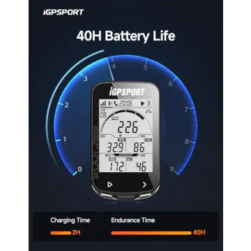 iGPSPORT BSC100S GPS Bike Computer Wireless with 40H Battery
