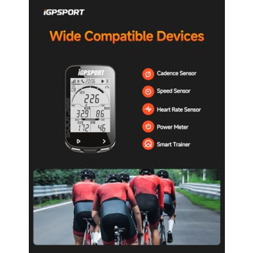 iGPSPORT BSC100S GPS Bike Computer Wireless with 40H Battery