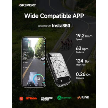 iGPSPORT BSC100S GPS Bike Computer Wireless with 40H Battery