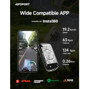 iGPSPORT BSC100S GPS Bike Computer Wireless with 40H Battery