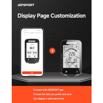 iGPSPORT BSC100S GPS Bike Computer Wireless with 40H Battery