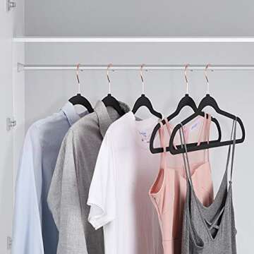 Pretigo Premium Velvet Hangers Ultra Thin Space Saving Pack