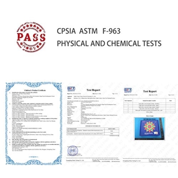 GEMEM 155 Pcs Educational Wooden Pattern Blocks Set