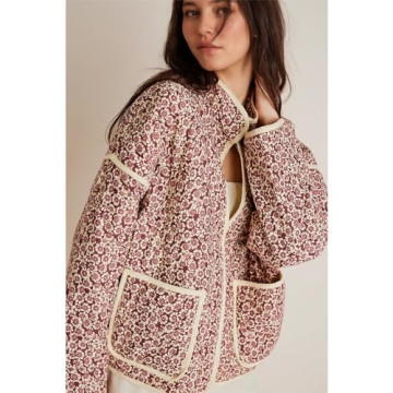 Duyang Women's Cropped Reversible Puffer Jacket