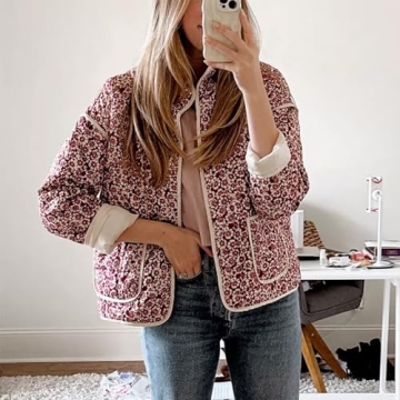 Duyang Women's Cropped Reversible Puffer Jacket