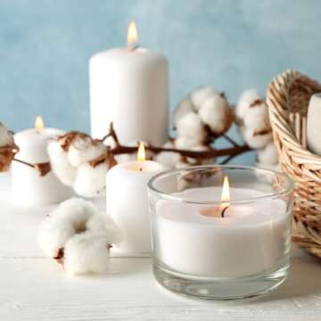 SHOWIN 16 Pcs 4oz Thick Candle Jars with Lids