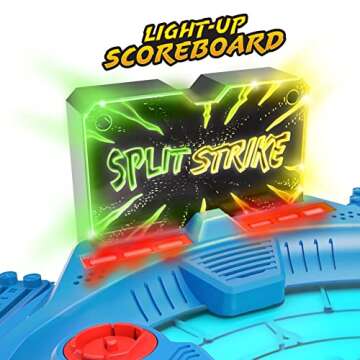 Legends of Akedo Powerstorm Triple Strike Tag Team Arena with 40+ Battle Sound Effects, Light Up Scoreboard and 2 Battling Warriors Exclusive to The playset