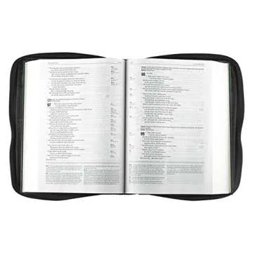 Durable Poly-Canvas Bible Cover with Fish Applique