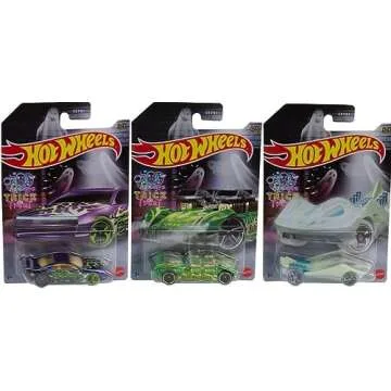 Hot Wheels 2022 Halloween Diecast Set - 5 Unique Cars