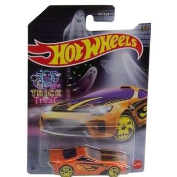 Hot Wheels 2022 Halloween Complete Set of 5 Diecast Vehicles from DXT91-956E Release Bundle