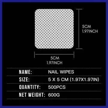 Makartt Lint Free Nail Wipes 500PCS for Nail Care