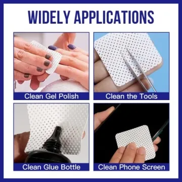 Makartt Lint Free Nail Wipes 500PCS for Nail Care