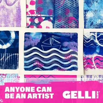 Gelli Arts Gel Printing Plate - Ideal for Fun Printmaking & Art Projects