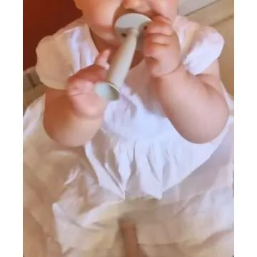 PandaEar Baby Finger Toothbrush Silicone Toothbrush Pink+Blue (3 Set)| Oral Care for Infants Ages 3 ...