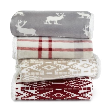 Eddie Bauer Throw Blanket - Cozy, Luxurious Gift for All