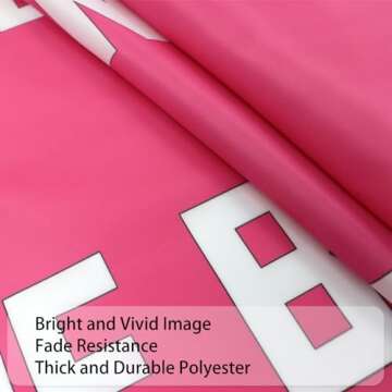 Seekamit Bad Decisions Flag Bright Pink 3x5 Ft for All Occasions