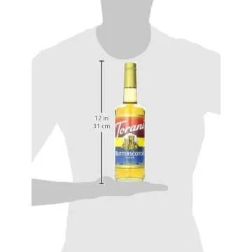 Torani Butterscotch Syrup 750mL for Coffee and Drinks