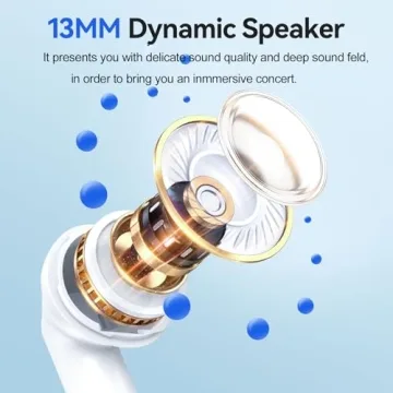 Bluetooth 5.3 Wireless Earbuds with Hi-Fi Sound