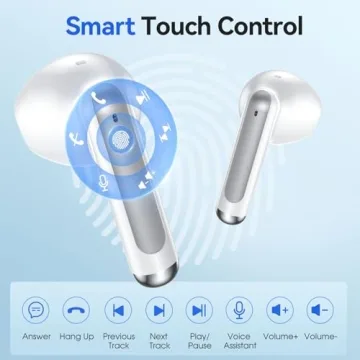 Bluetooth 5.3 Wireless Earbuds with Hi-Fi Sound