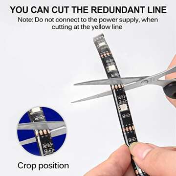 YHGSEE Electric Scooter LED Strip Light - Safety & Style