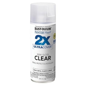 Rust-Oleum 2X Ultra Cover Spray Paint, Semi-Gloss Clear
