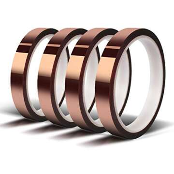 MEBMIK Heat Tape for Sublimation Transfer, Heat Resistant, Adhesive Transfer Tape, Thermal, No Resid...