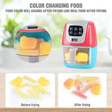 Realistic Toy Air Fryer for Kids - Fun & Educational Playset