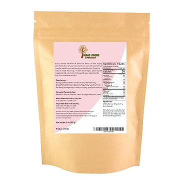 Indus Farms Superfoods Strawberry Powder, 8oz Natural