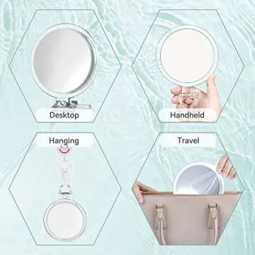 B Beauty Planet 20X Magnifying Mirror for Travel & Beauty