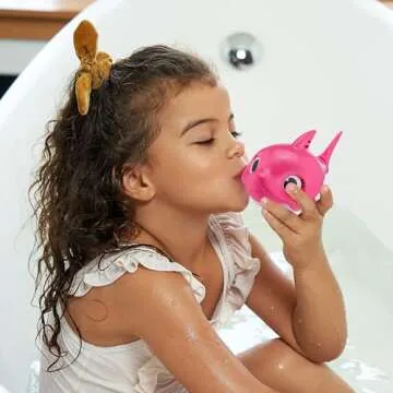 Robo Alive Junior Baby Shark New Silicon Fins Version Singing and Swimming Mommy Shark (Pink) by ZURU
