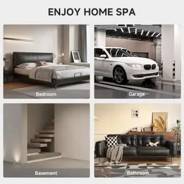 Real Relax Far Infrared Sauna Room 1 Person, Compact Hemlock Wooden Indoor Home Sauna Room with 950W 6pcs Low EMF Heating Plates