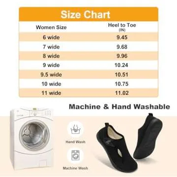 LeIsfIt Womens Slippers Wide Diabetic Shoes Adjustable Walking Shoes Arthritis Edema House Shoes Indoor Outdoor Slippers Black Size 9