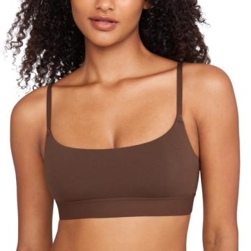 INLYRIC Women's Cotton Bralette - Comfortable Wireless Sleep Bra