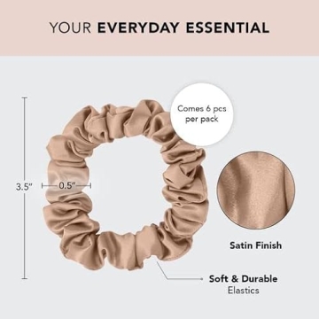 Kitsch Silk Scrunchies Women No Crease All Hair Types
