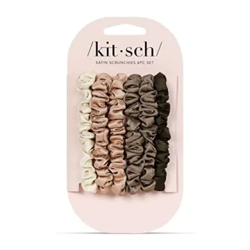 Kitsch Silk Scrunchies Women No Crease All Hair Types
