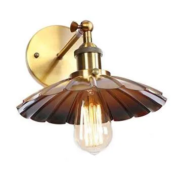 Stylish MAXTED Vintage Swing Arm Wall Sconce Gold