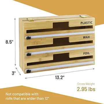 NEWMA 3 in 1 Foil Organizer for Drawer | Kitchen Essential