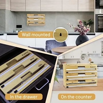 NEWMA 3 in 1 Foil Organizer for Drawer | Kitchen Essential