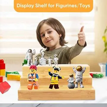 MillTu Bamboo Spice Rack Organizer for Cabinet 3 Tier Countertop Step Spice Shelf for Kitchen Storage and Organizer (2 Pack, Cabinet)