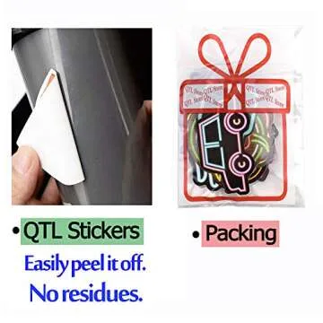 Neon Style Waterproof Stickers for Laptops and More