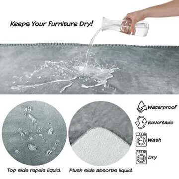 PETMAKER Waterproof Pet Blanket - Cozy & Versatile Throw for Pets