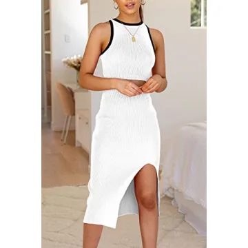 PRETTYGARDEN Women's Sexy Cut Out Summer Midi Dress