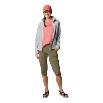 Columbia Womens Benton Springs Full Zip Fleece Jacket, Cirrus Grey Heather, Medium