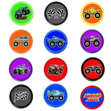 Fun Monster Truck Stampers Set - Perfect Gift for Kids!