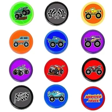 Fun Monster Truck Stampers Set - Perfect Gift for Kids!