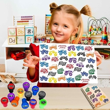 Fun Monster Truck Stampers Set - Perfect Gift for Kids!