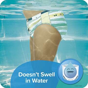 Swim Diapers Size 5 (> 31 Pound) - Pampers Splashers Disposable Swim Pants, Large (34 Count)